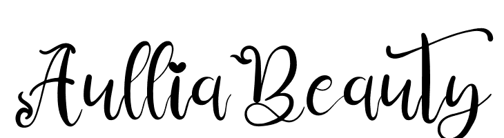 Aullia Beauty  Fuentes Gratis Descargar
