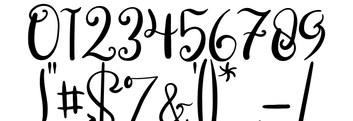 Aullia Beauty Font OTHER CHARS