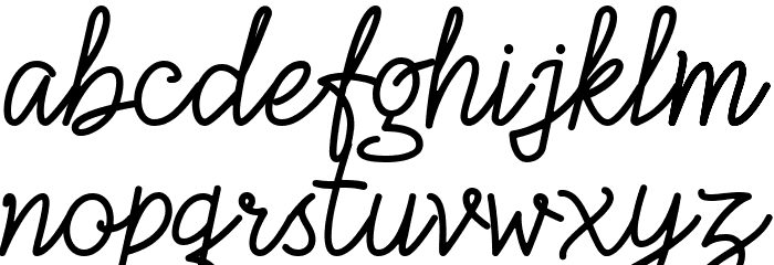 Aullocka - DEMO Regular Font LOWERCASE