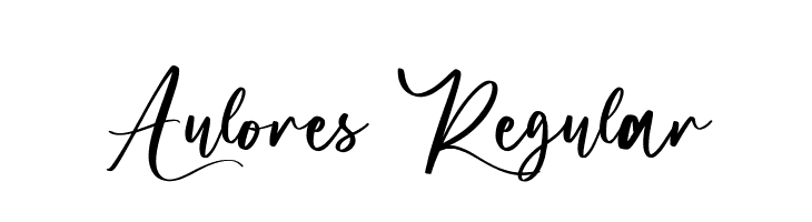 Aulores Regular  Frei Schriftart Herunterladen