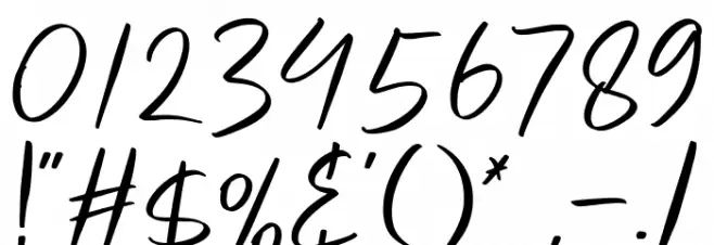 Aulores Regular Font OTHER CHARS