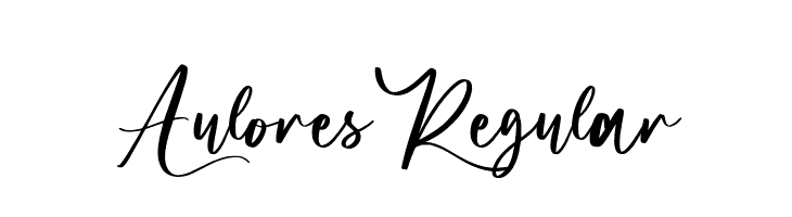 Aulores Regular  Free Fonts Download