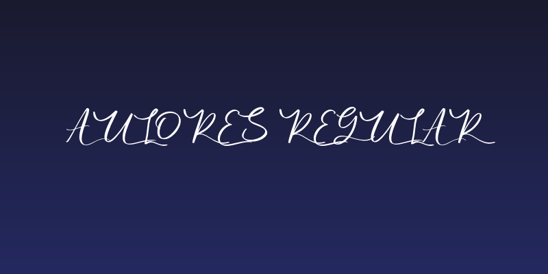 Aulores Regular Social Header
