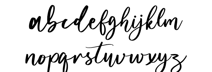 Aulores Regular Font LOWERCASE