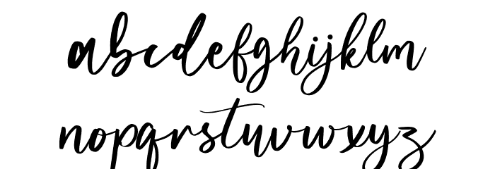 Aulores Regular Font LOWERCASE
