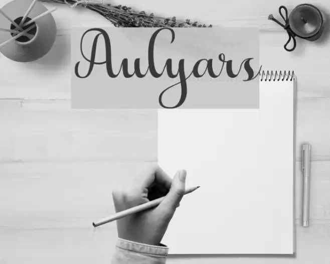 Aulyars Font examples