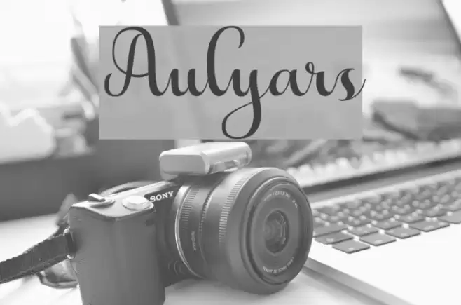 Aulyars Font examples