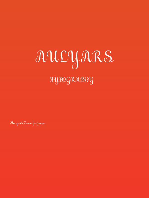 Aulyars Poster