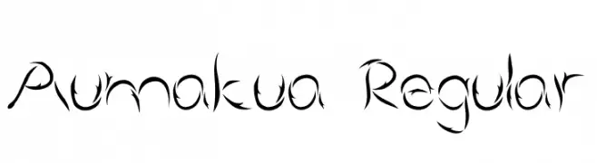 Aumakua Regular  Frei Schriftart Herunterladen