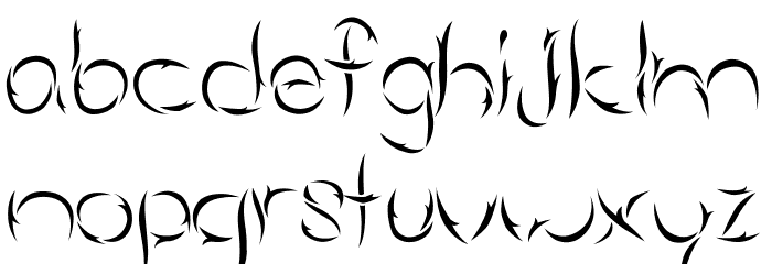 Aumakua Regular Font LOWERCASE