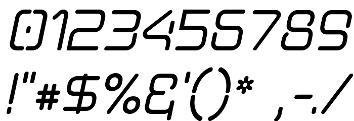Aunchanted Bold Oblique Font OTHER CHARS