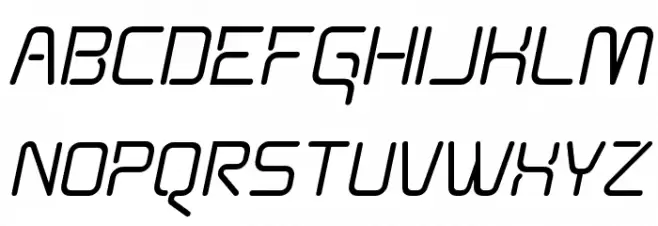 Aunchanted Bold Oblique Fonte MAIÚSCULAS