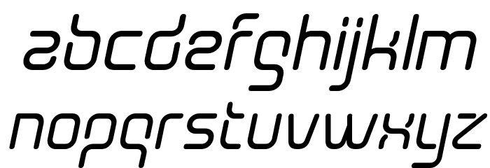 Aunchanted Bold Oblique Font LOWERCASE