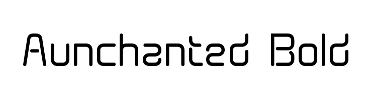 Aunchanted Bold Fonte