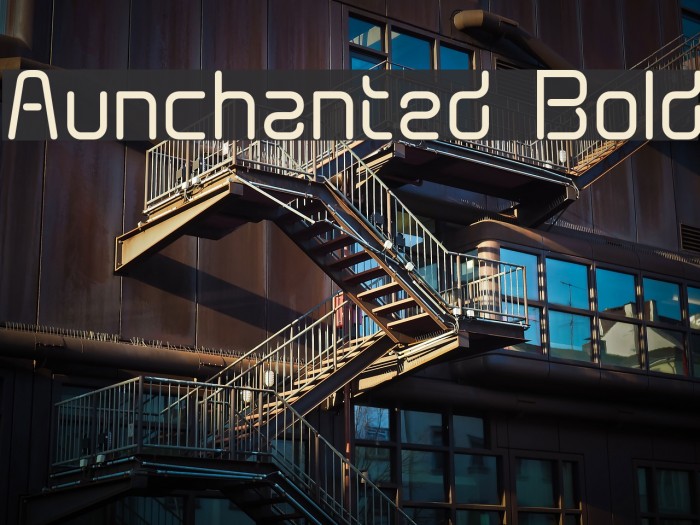 Aunchanted Bold Font examples