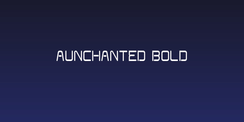 Aunchanted Bold Social Header