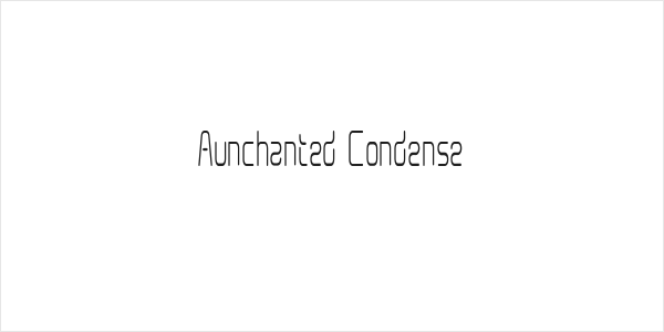 Aunchanted Condense Logo