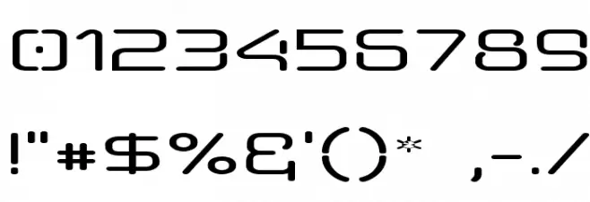 Aunchanted Expanded Bold Font OTHER CHARS