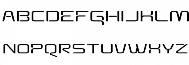 Aunchanted Expanded Bold Schriftart Groß