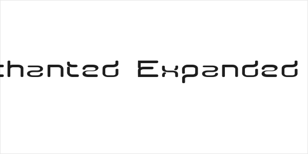 Aunchanted Expanded Bold Logo