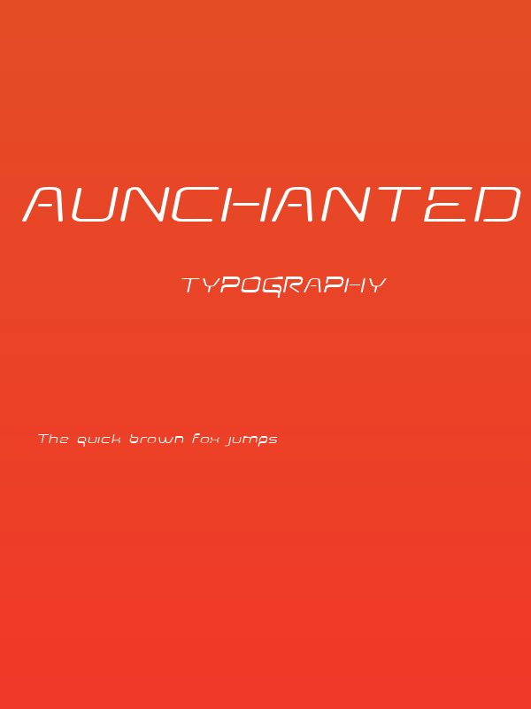 Aunchanted Expanded Oblique Poster