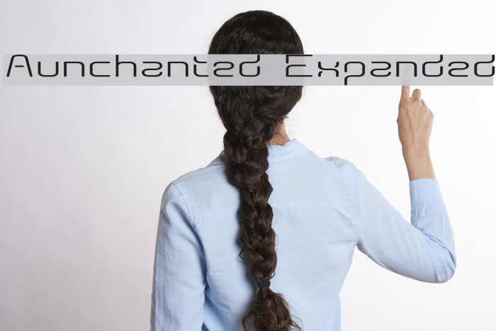 Aunchanted Expanded Font examples