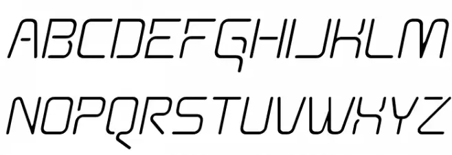 Aunchanted Oblique Schriftart Groß
