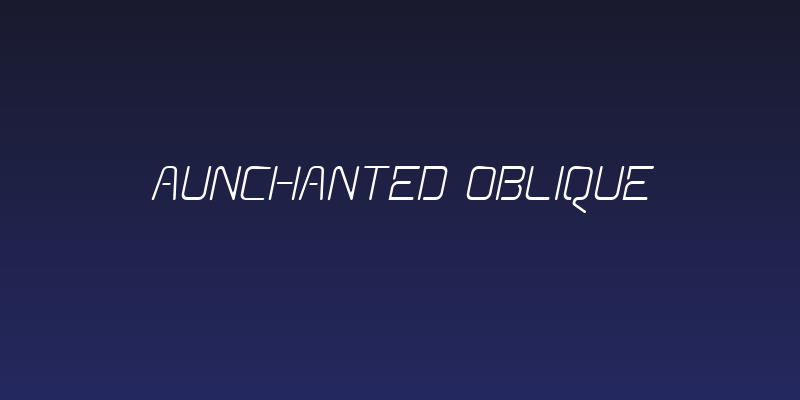 Aunchanted Oblique Social Header