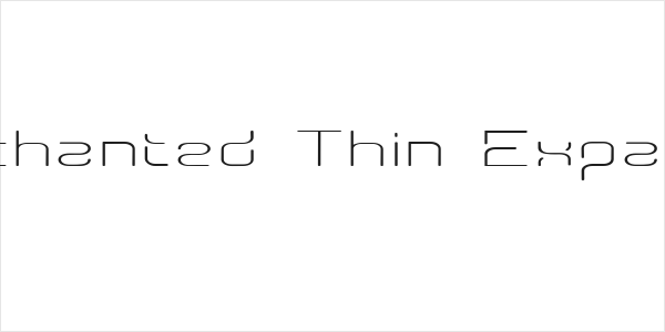 Aunchanted Thin Expanded Logo