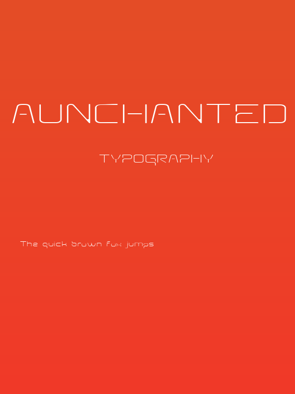 Aunchanted Thin Expanded Poster