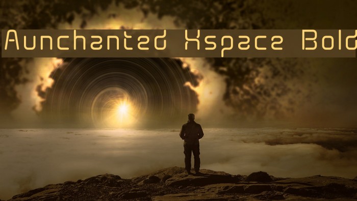 Aunchanted Xspace Bold Font examples