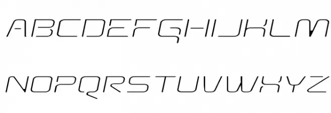 AunchantedThinExpandedOblique 字体 大写