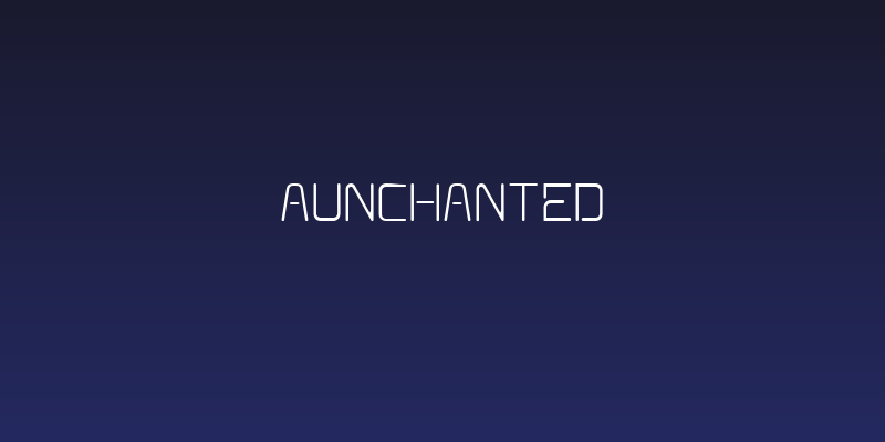 Aunchanted Social Header