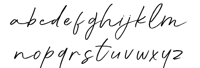 Aunofa Script DEMO Regular Fonte MINÚSCULAS