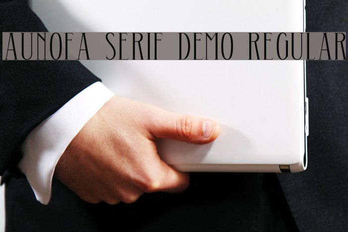 Aunofa Serif DEMO Regular Font examples