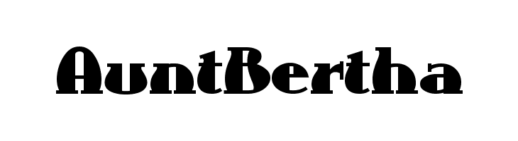 AuntBertha  Descarca Fonturi Gratis