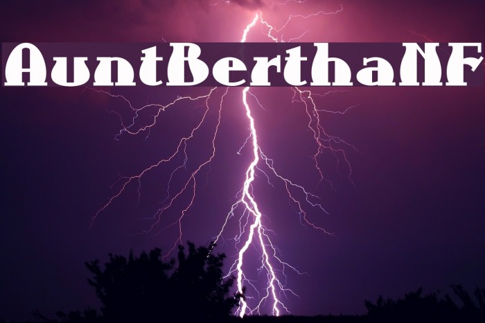 AuntBerthaNF Example 1