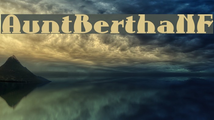 AuntBerthaNF Example 2