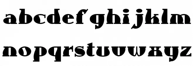 AuntBerthaNF Caratteri MINUSCOLO