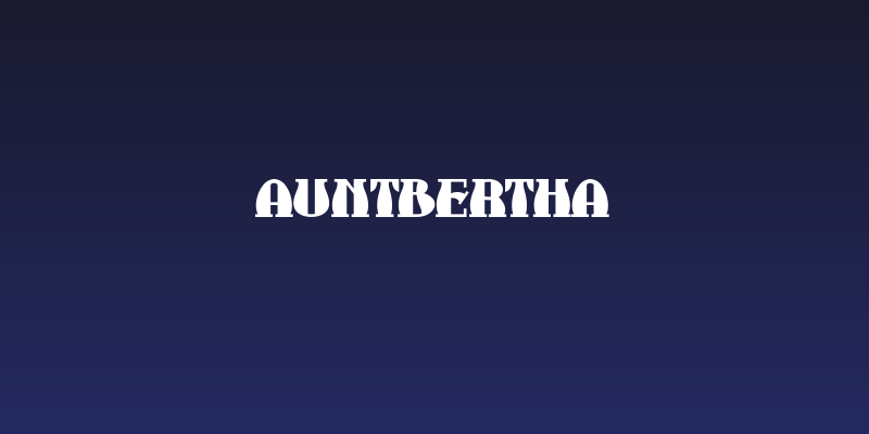 AuntBertha Social Header