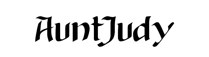 AuntJudy Font