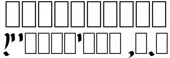 AuntJudy Font OTHER CHARS