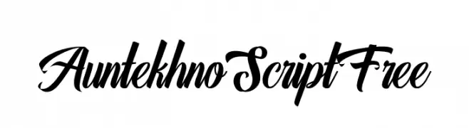AuntekhnoScriptFree  تنزيل الخطوط