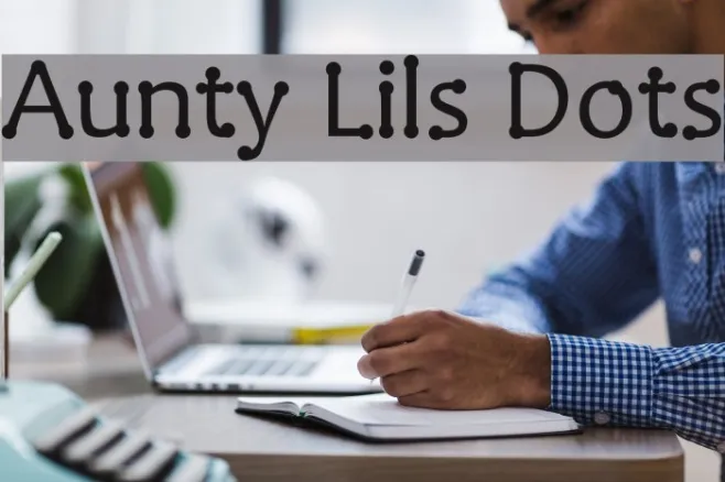 Aunty Lils Dots Example 3