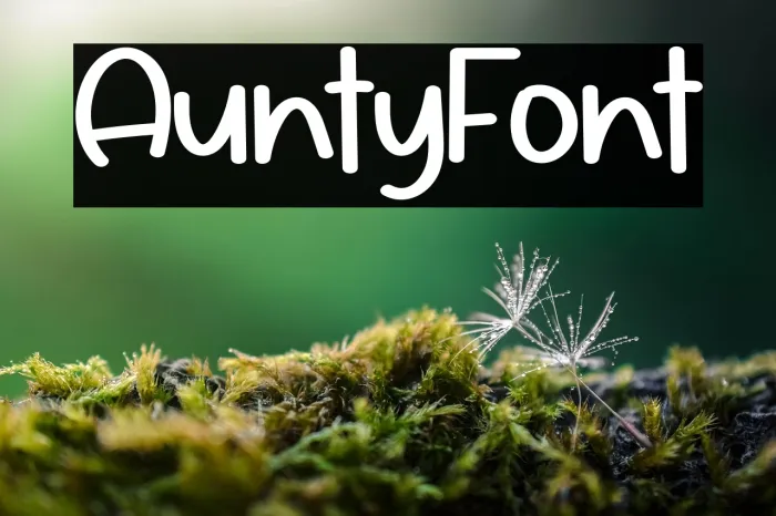 Aunty Example 1