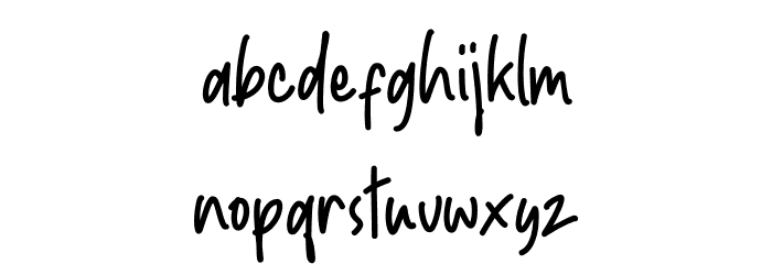 Aurabelle Personal Use Font LOWERCASE