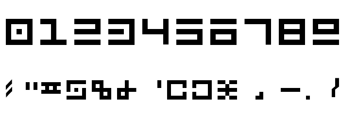 Aurabesh Font OTHER CHARS