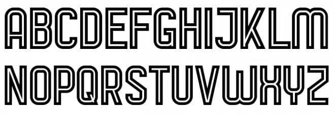 AurachBi 字体 大写