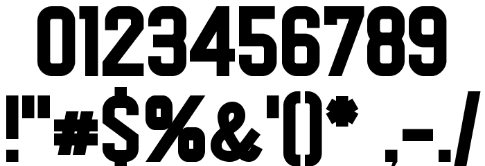 AurachHeavy Font OTHER CHARS