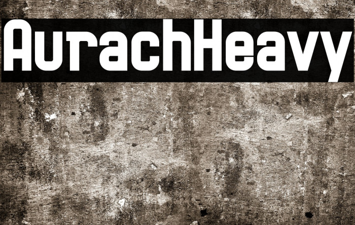 AurachHeavy Font examples